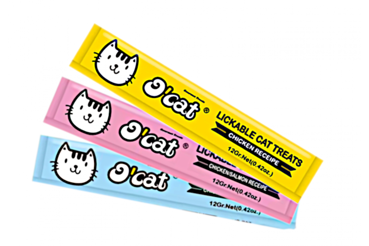 O'Cat Lickable Cat Treats - ласощі-мус для котів, 12г